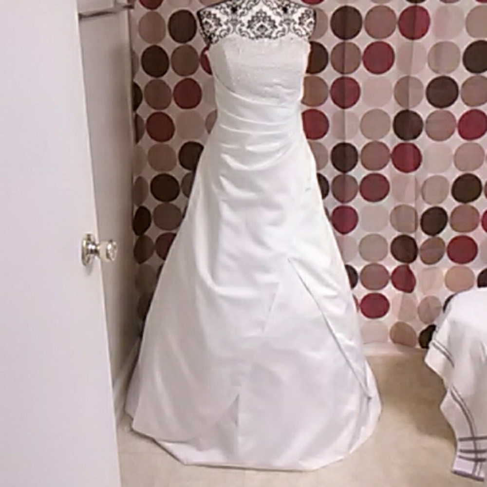 Size 12 Bridal Originals Strapless Wedding Gown